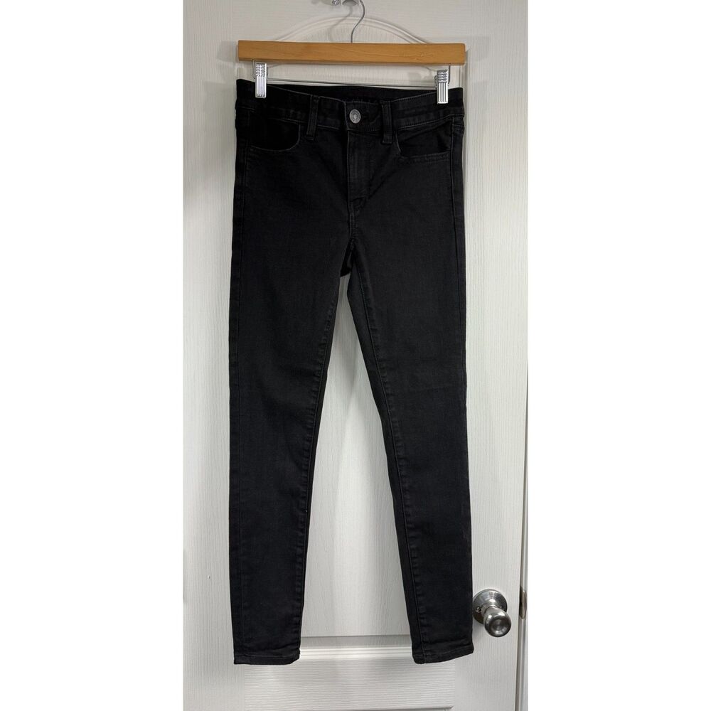 American Eagle Next Level Stretch Jeggings Womens 4 Black Skinny Jeans